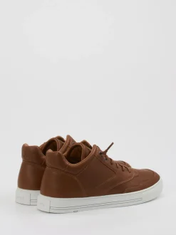 Lloyd – Mid-Top Sneaker aus Kalbleder cognacbraun