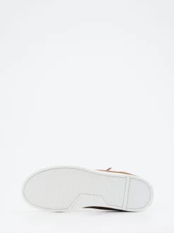Lloyd – Mid-Top Sneaker aus Kalbleder cognacbraun