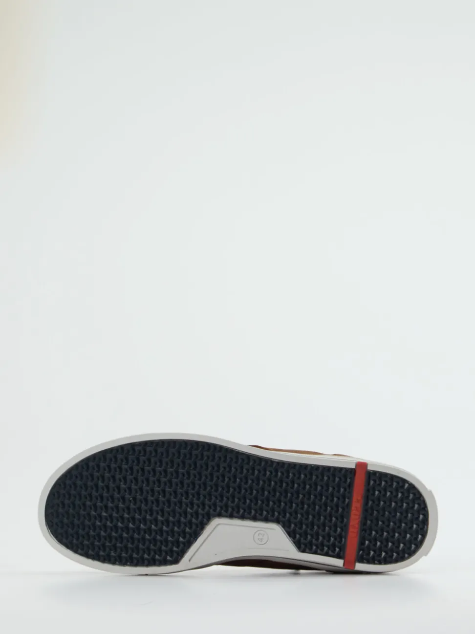 Lloyd – Mid-Top Sneaker aus Kalbleder cognacbraun
