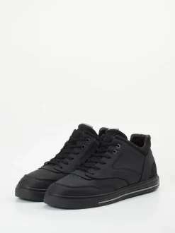 Lloyd – Mid-Top Sneaker aus Kalbleder schwarz