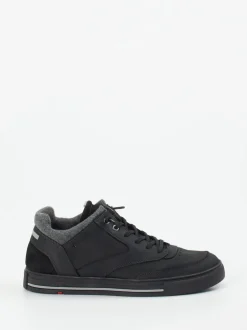 Lloyd – Mid-Top-Sneaker aus Nubukleder Schwarz