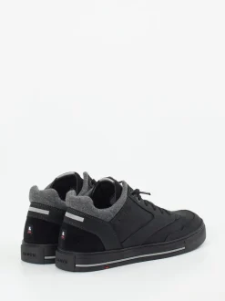 Lloyd – Mid-Top-Sneaker aus Nubukleder Schwarz