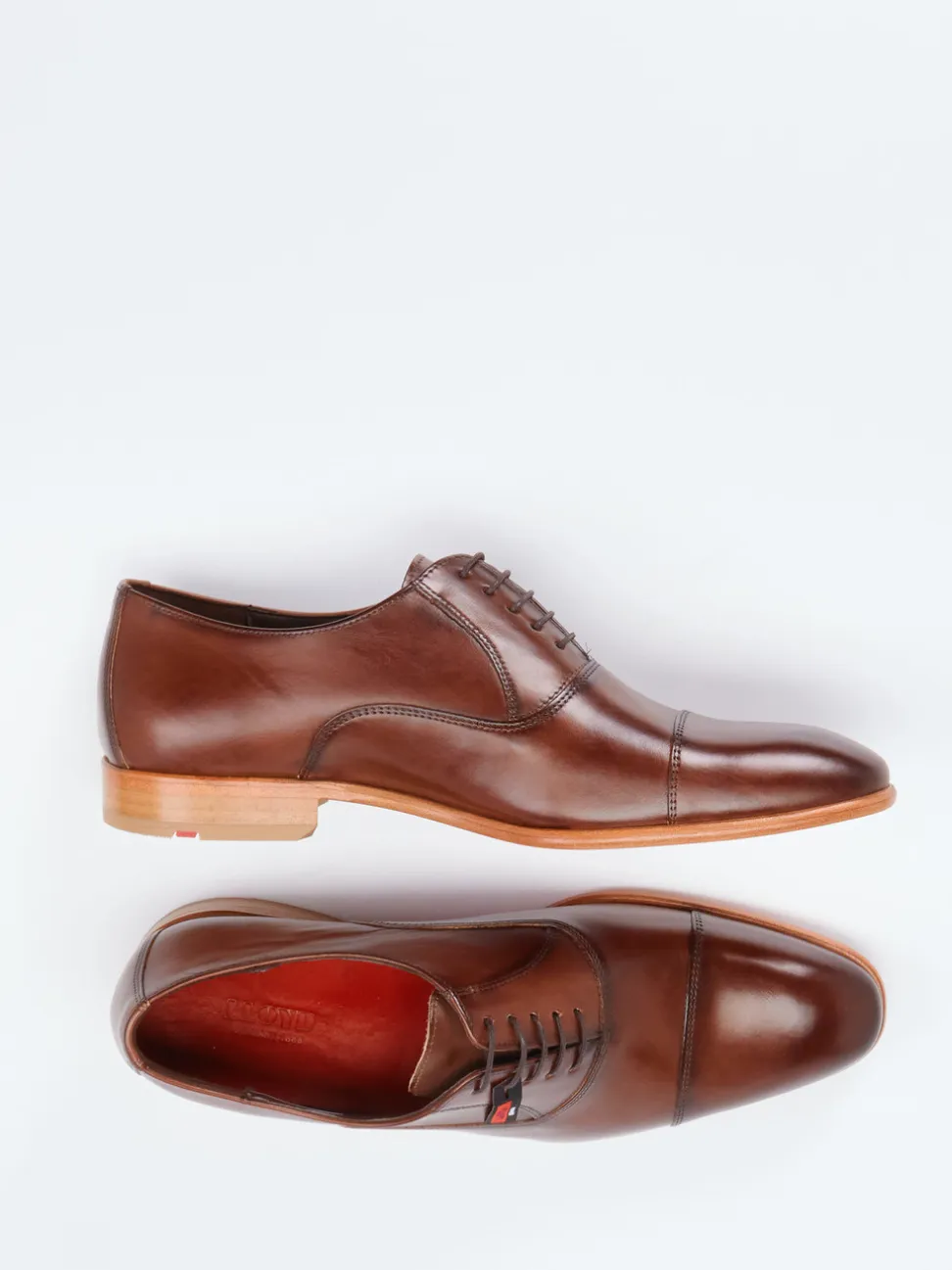 Lloyd – Oxford-Schnürschuh aus Kalbleder braun