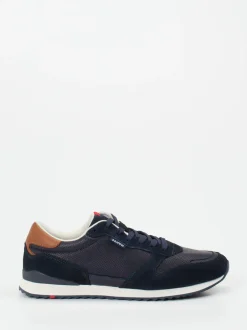 Lloyd – Retro-Sneaker aus Leder und Mesh dunkelblau