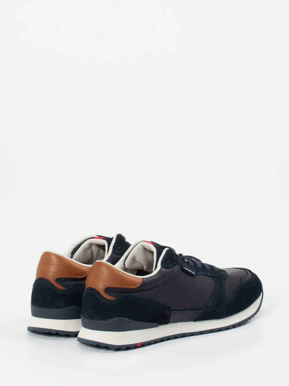Lloyd – Retro-Sneaker aus Leder und Mesh dunkelblau