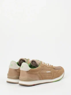 Lloyd – Retro-Sneaker aus Veloursleder Sandbraun