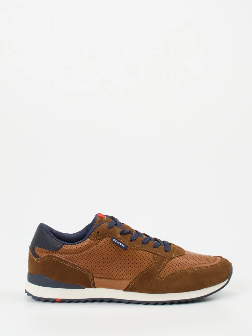 Lloyd – Retro-Sneaker aus Veloursleder braun