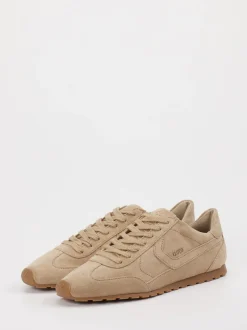 Lloyd – Retro-Sneaker aus Veloursleder Beige