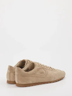 Lloyd – Retro-Sneaker aus Veloursleder Beige