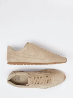 Lloyd – Retro-Sneaker aus Veloursleder Beige
