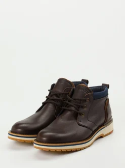 Lloyd – Schnür-Boots aus Glattleder Dunkelbraun