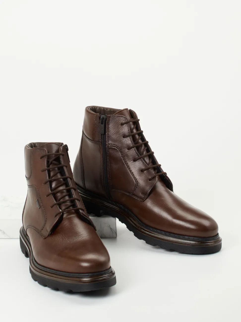 Lloyd – Schnürboots aus Glattleder Dunkelbraun