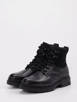 Lloyd – Schnürboots aus Hirschleder schwarz