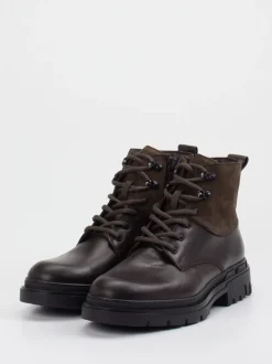 Lloyd – Schnürboots aus Kalbleder dunkelbraun