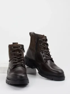 Lloyd – Schnürboots aus Kalbleder dunkelbraun