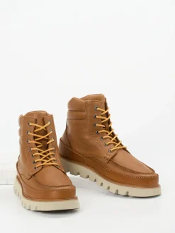 Lloyd – Schnürboots aus Lammleder cognacbraun