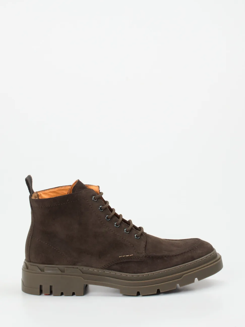Lloyd – Schnürboots aus Veloursleder Dunkelbraun