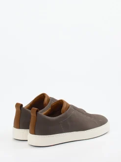 Lloyd – Slip-On Sneaker aus Nubukleder grau