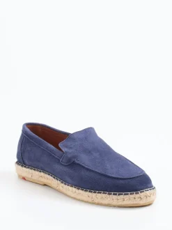 Lloyd – Slipper aus Veloursleder mit Jutesohle