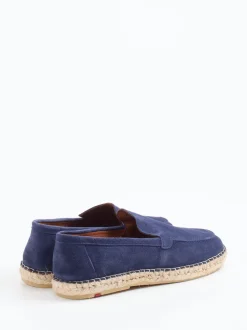 Lloyd – Slipper aus Veloursleder mit Jutesohle