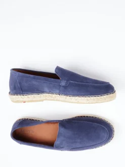 Lloyd – Slipper aus Veloursleder mit Jutesohle
