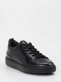 Lloyd – Sneaker aus Kalbleder schwarz glänzend