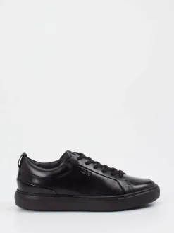 Lloyd – Sneaker aus Kalbleder schwarz glänzend