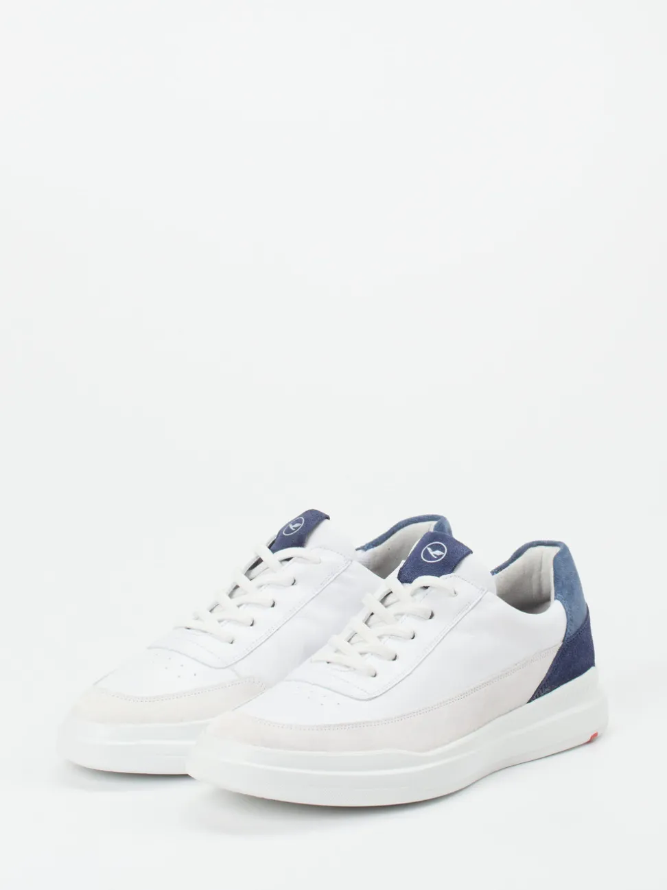 Lloyd – Sneaker aus Kalbleder und Veloursleder weiß