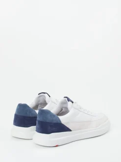 Lloyd – Sneaker aus Kalbleder und Veloursleder weiß