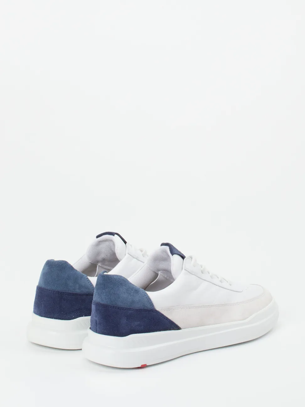 Lloyd – Sneaker aus Kalbleder und Veloursleder weiß