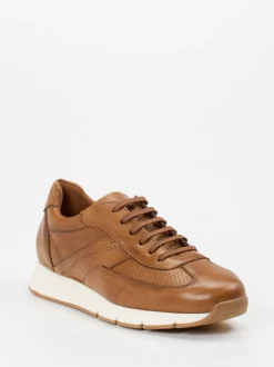 Lloyd – Sneaker aus Kalbleder in Cognacbraun