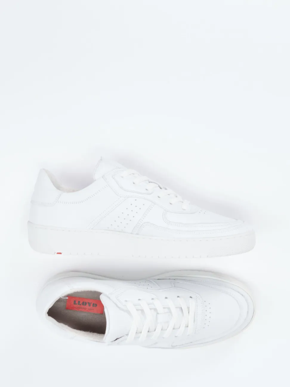 Lloyd – Sneaker aus Kalbleder in Weiß