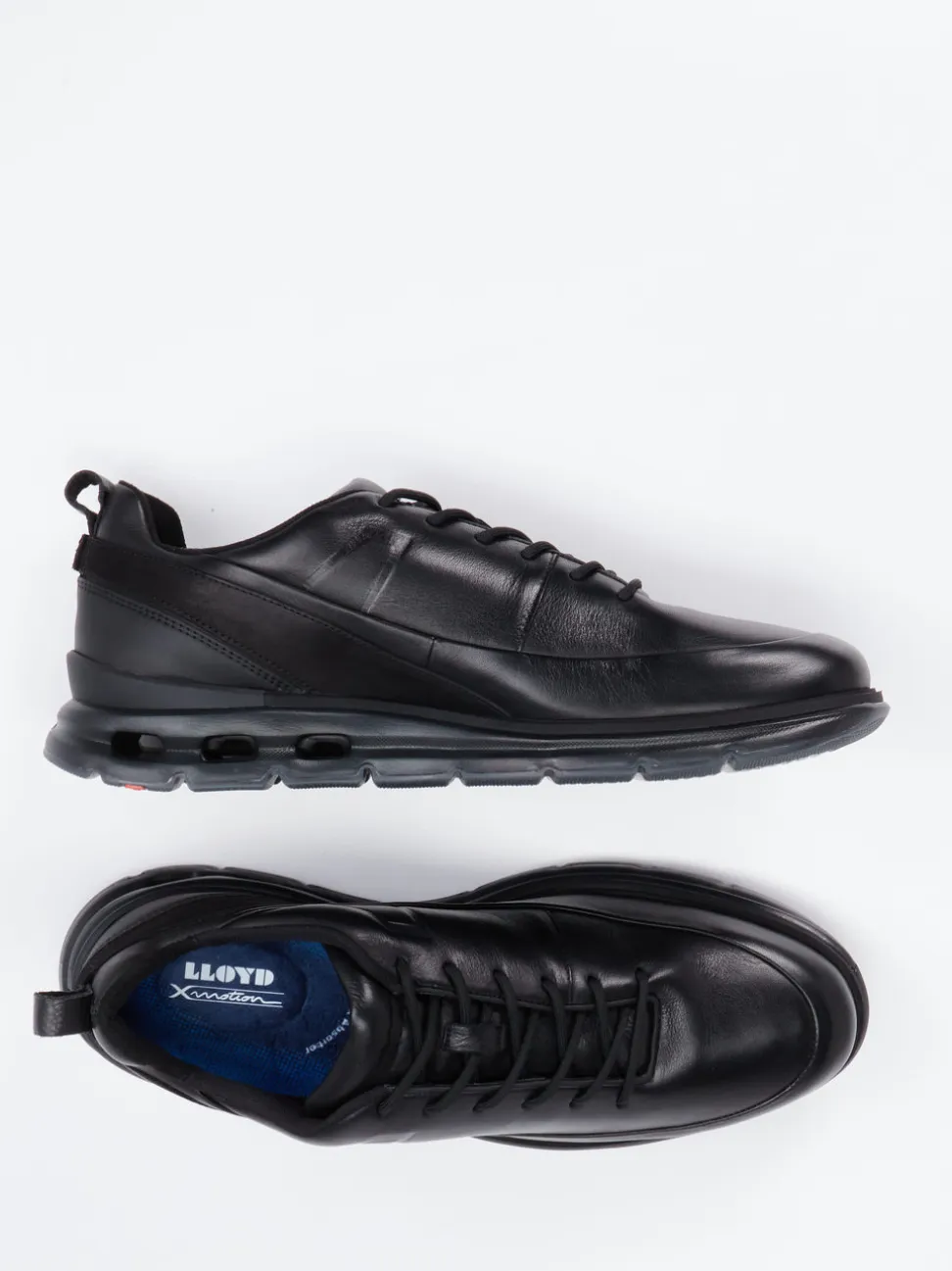 Lloyd – Sneaker aus Kalbleder in Schwarz