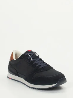Lloyd – Sneaker aus Kalbleder und Veloursleder Blau