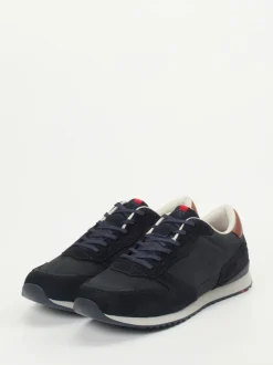 Lloyd – Sneaker aus Kalbleder und Veloursleder Blau