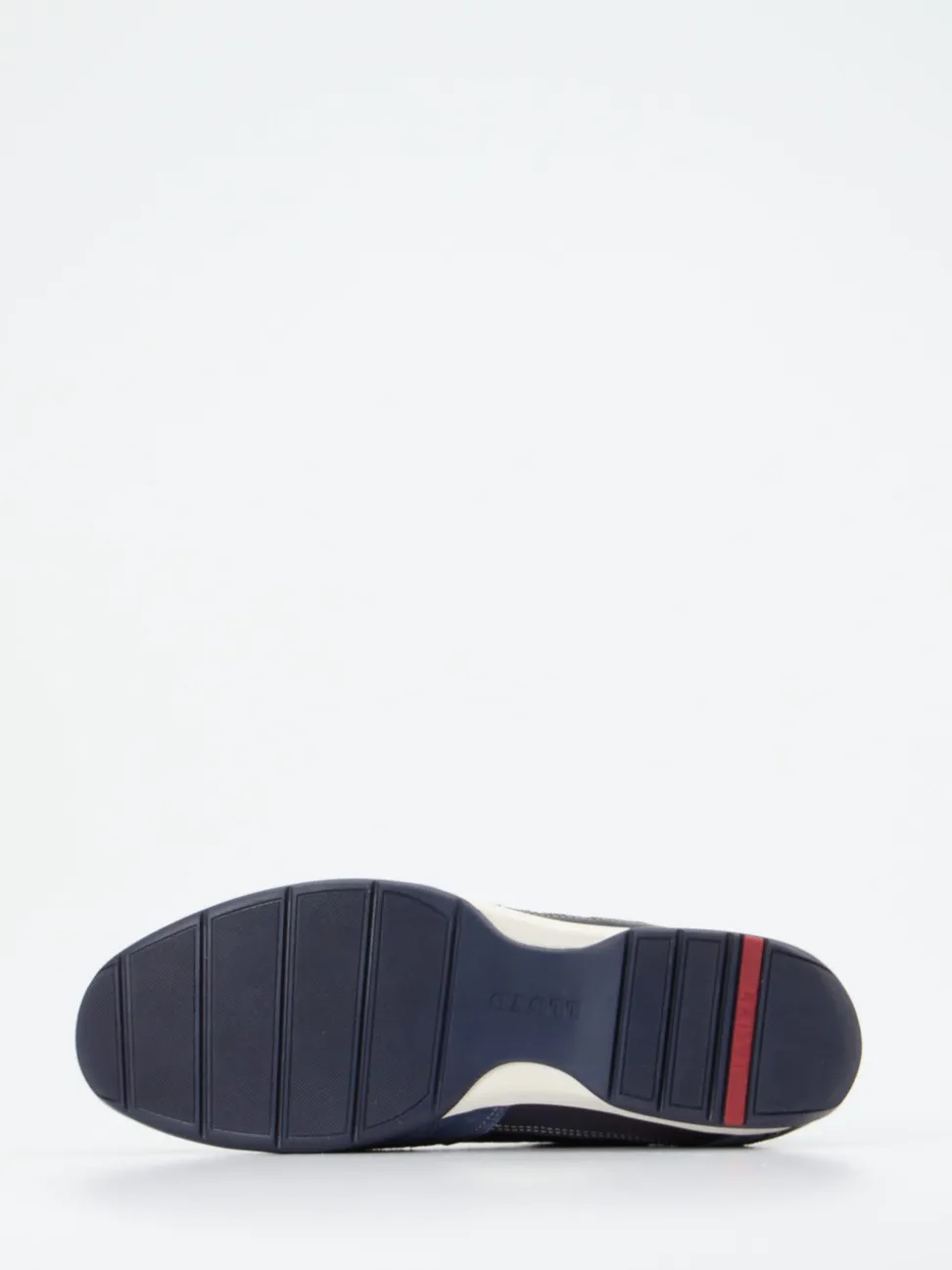 Lloyd – Sneaker aus Kalbleder und Mesh dunkelblau