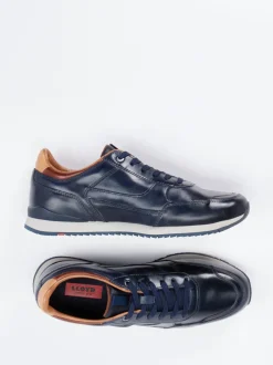 Lloyd – Sneaker aus Kalbleder in Dunkelblau