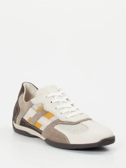 Lloyd – Sneaker aus Kalbleder und Mesh Beige