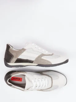 Lloyd – Sneaker aus Kalbleder und Mesh Beige