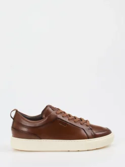 Lloyd – Sneaker aus Kalbleder in Cognacbraun