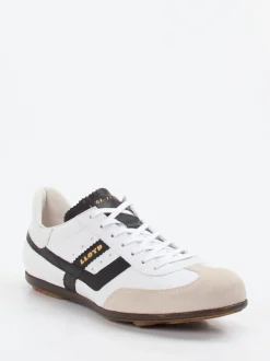 LLOYD – Sneaker aus Leder-Mix Weiß Schwarz