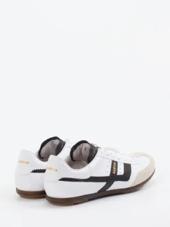 LLOYD – Sneaker aus Leder-Mix Weiß Schwarz