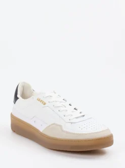 Lloyd – Sneaker aus Leder-Mix in Weiß