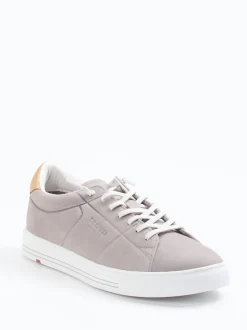 Lloyd – Sneaker aus Nubukleder in Hellgrau