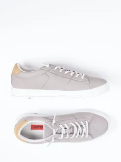Lloyd – Sneaker aus Nubukleder in Hellgrau