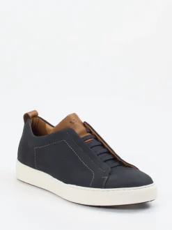 Lloyd – Sneaker aus Nubukleder Dunkelblau
