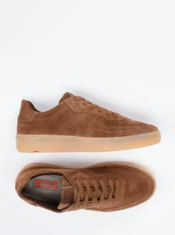 Lloyd – Sneaker aus Veloursleder in Braun