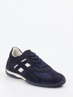Lloyd – Sneaker aus Veloursleder dunkelblau