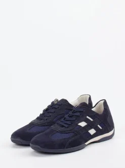 Lloyd – Sneaker aus Veloursleder dunkelblau