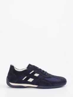 Lloyd – Sneaker aus Veloursleder dunkelblau